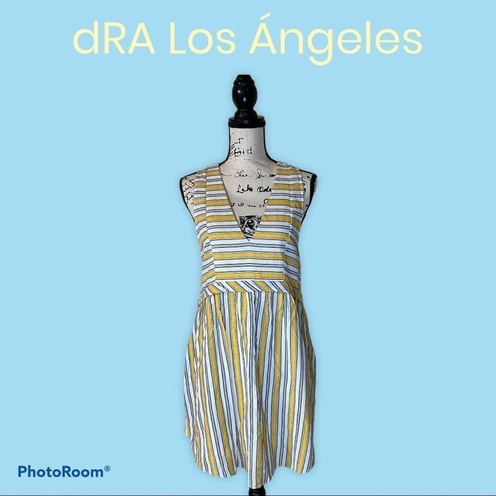 dRA Los Angeles Portfino Striped Sleeveless Dress